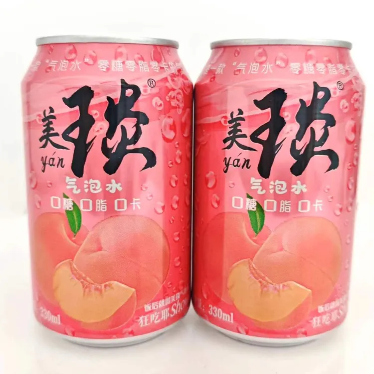〈6瓶装整箱发〉330ml特惠装水蜜桃风味0糖0脂0卡碳酸气泡水