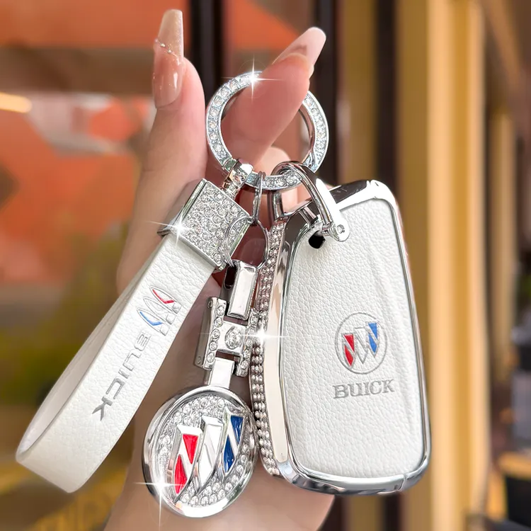 2024款别克昂科威plus/s钥匙套GL8新能源25/23君越真皮钥匙包扣女