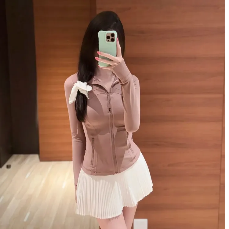 Defln 立领三代百搭运动修身女款长袖休闲芯吸透气瑜伽外套