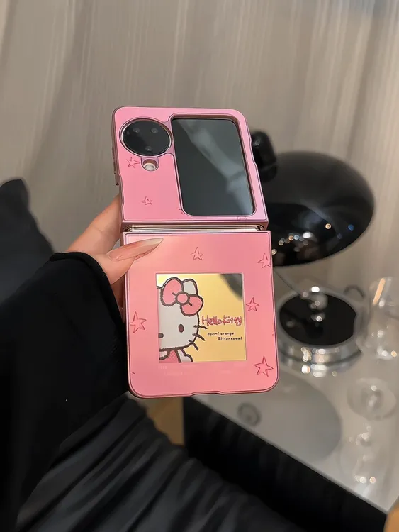 （oppo findn2flip系列）金属镜面折叠屏适用find3flip手机壳kt画框
