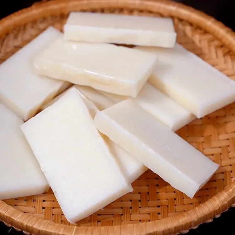 湖北特产手工农家新鲜糯米糍粑鸡蛋红糖糍粑拉丝真空500g/袋包邮