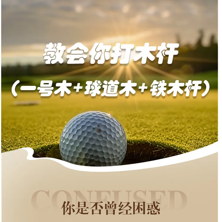 （苹果专享）教会你打木杆（一号木+球道木+铁木杆）