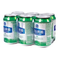 崂山啤酒清爽8度330ml*6罐/组