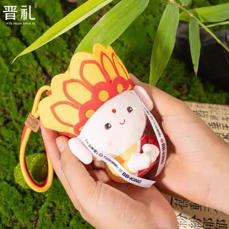 山西文创三藏法师毛绒挂件