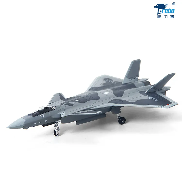 Terebo珠海航展1:144歼20战机模型威龙飞机模型长春航展歼20模型