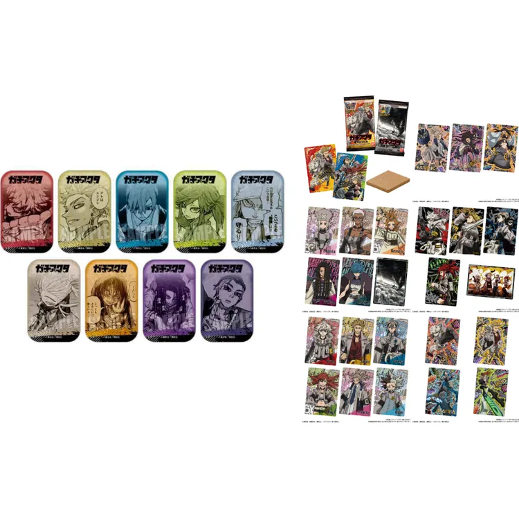 废渊战鬼 食玩卡TSU原画方吧唧咔嗒咔嗒徽章日谷正品潮玩盲盒