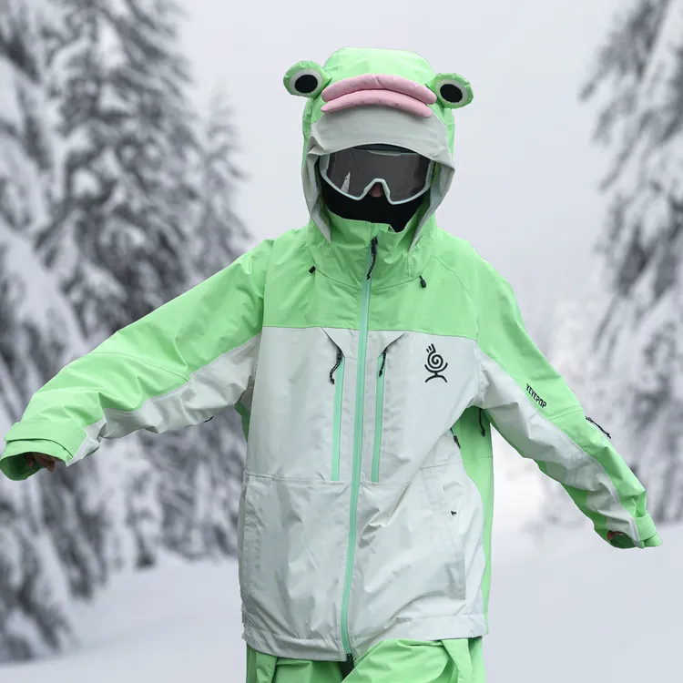 YEYEPOP青蛙雪服套装