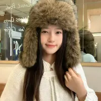 东北雷锋帽 冬季保暖加厚毛绒护耳帽户外防风滑雪防寒帽子