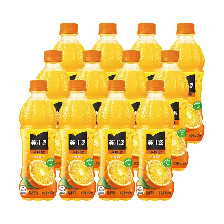 美汁源果粒橙 450ml*12瓶