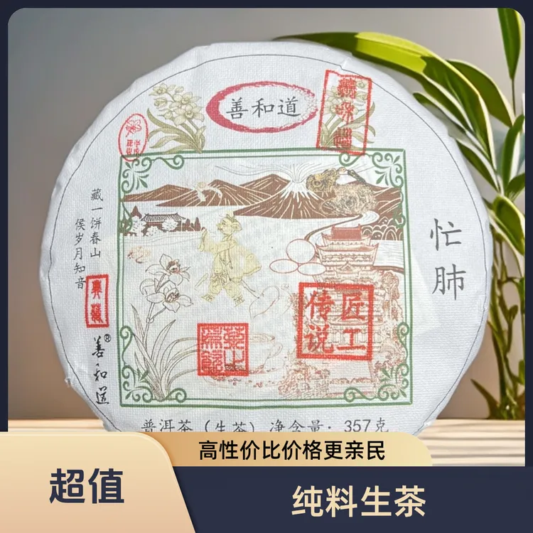 忙肺古树纯料春茶普洱生茶