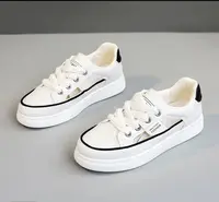 Ou Shi Yuan/欧诗媛秋冬皮面百搭学生板鞋小白鞋1013