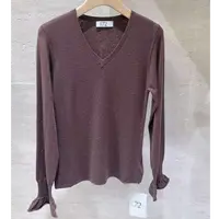 gy by 72/"金丝羊绒"原创设计意大利进口面料时尚减龄V领针织套衫
