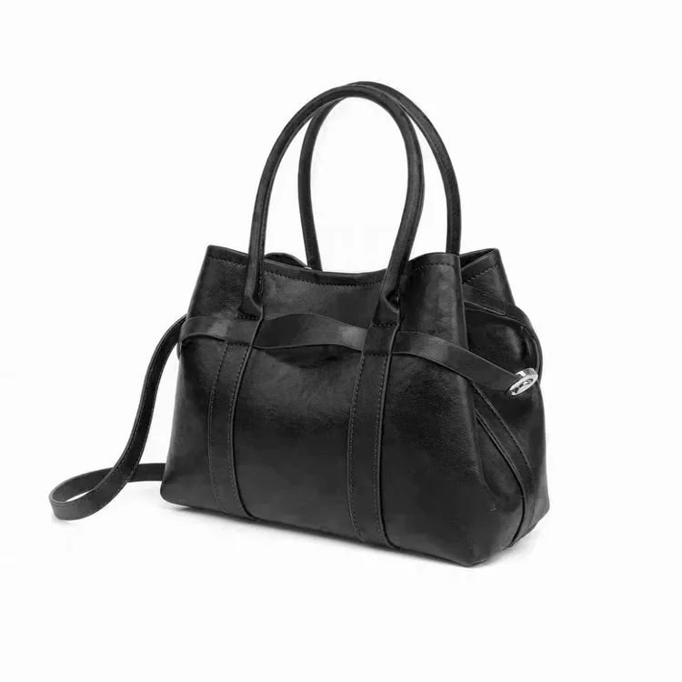 2025秋冬新款小众复古百搭休闲包 手提包单肩通勤托特包