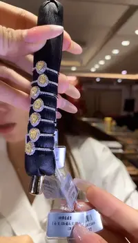 【闪购商品】钻石戒指18K金镶嵌13分黄钻戒指多样性发一