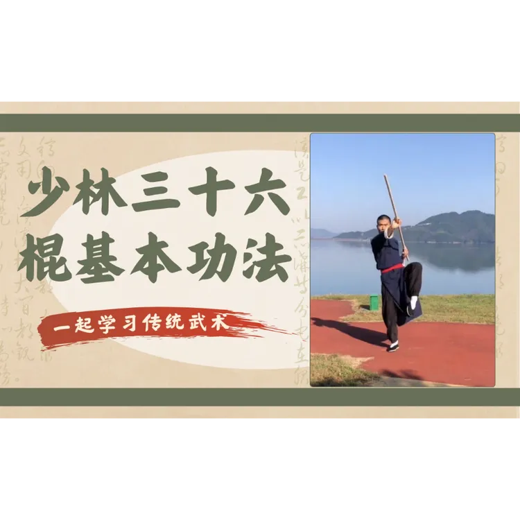 少林三十六棍完整版教学课程-读书卡
