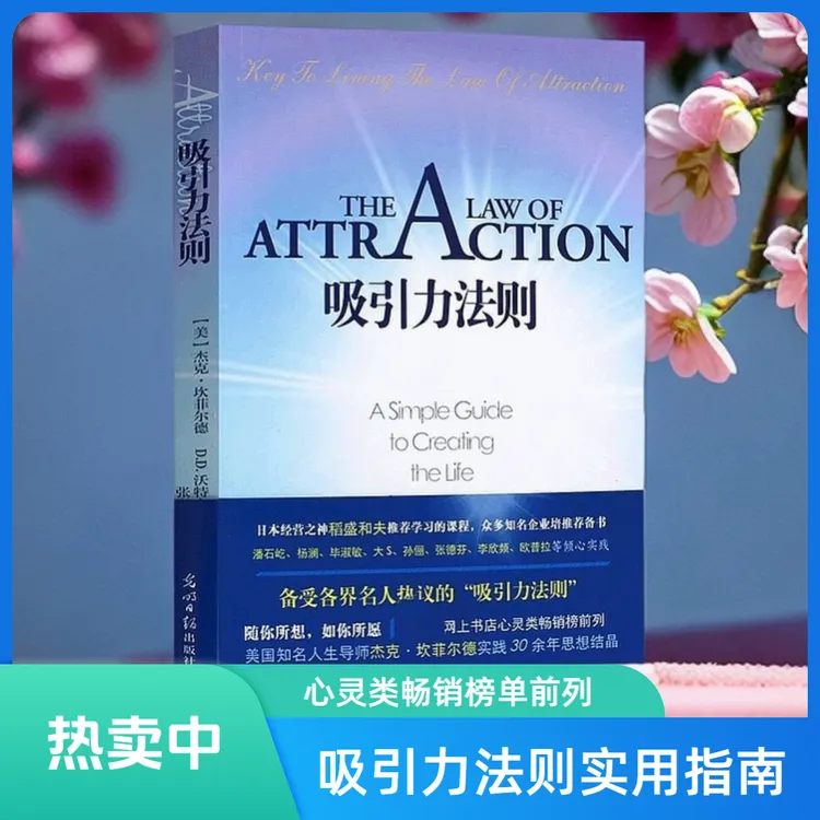 吸引力法则 蓝版秘密 the secret权威实践手册畅销书