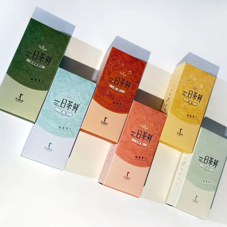 天林茶【新品】 一日茶鲜 茶叙光阴 畅享混合装 六种茶品一次满足