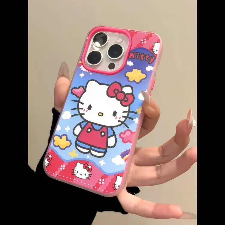 果冻壳像素可爱猫咪适用于iPhone16promax苹果手机壳15pro14p13