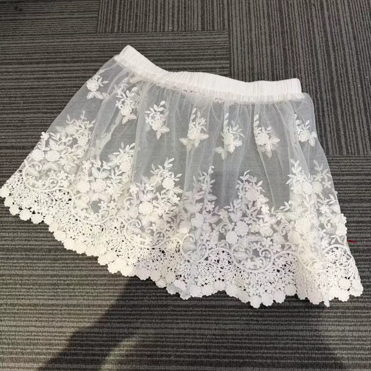 熙薇【蕾丝格调】2025冬季新款设计师时尚休闲百搭屁帘裙H7169