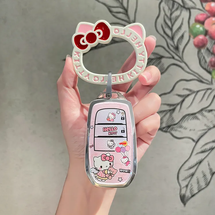 二喵丰田凯美瑞钥匙套荣放rav4卡罗拉雷凌威飒凌放bz3壳bz5九代