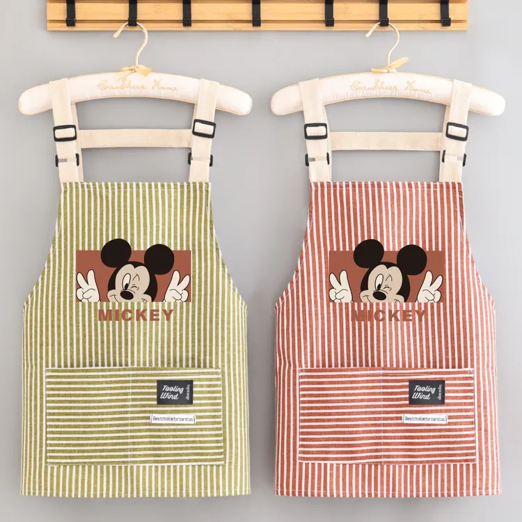 25年舒适透气围裙家用厨房做饭可定制工作服耐脏耐磨罩衣工作服