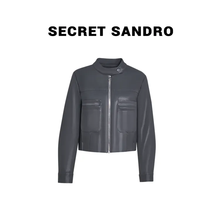 【肯豆】【多娜&Secret Sandro粉丝专享】皮衣 J65209168N