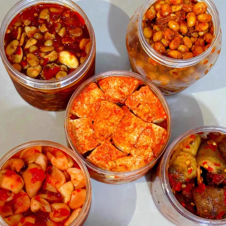 顺丰湖北特产洪湖农家酱萝卜酱菜腐乳酱洪湖食品特产酱洋姜豌豆酱