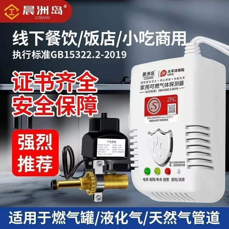 家用气体检测报警器可燃气体检测仪室内天然气煤气泄漏探测器商用