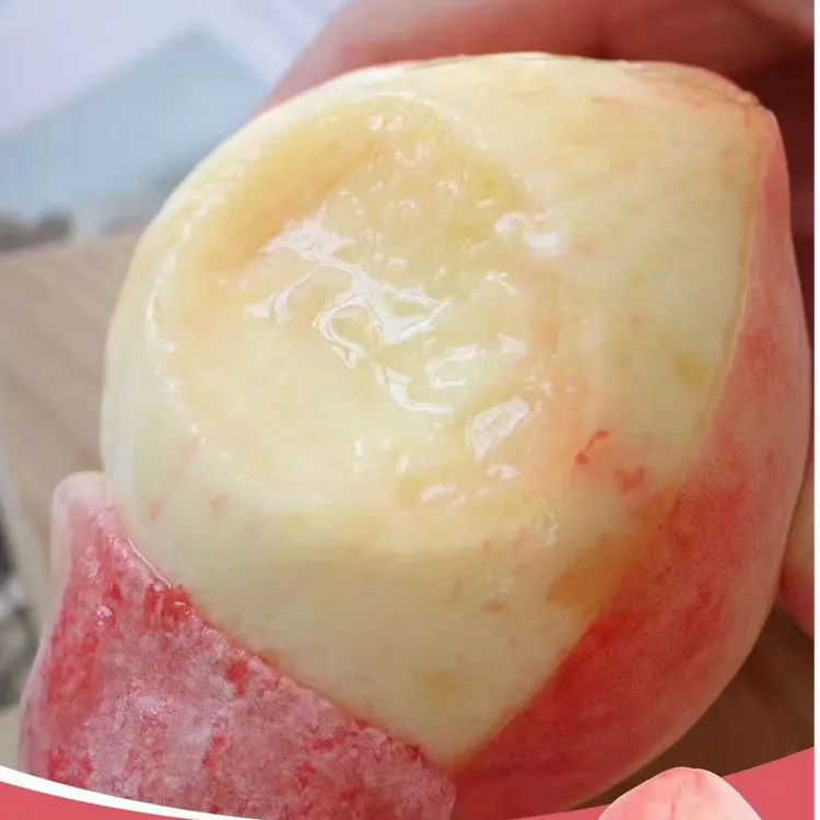 【奶油冰淇淋】陕西高山金鱼桃水蜜桃糯软香甜 脱核桃 爆汁软硬两吃