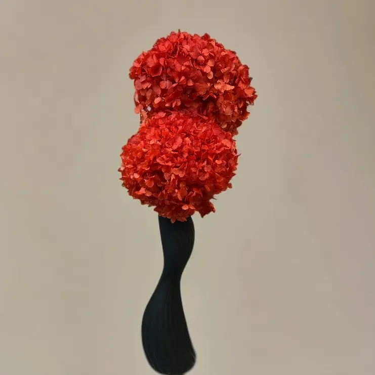 【高级红绣球】永生花大叶绣球花单插居家永生花直播间现场直播卖花