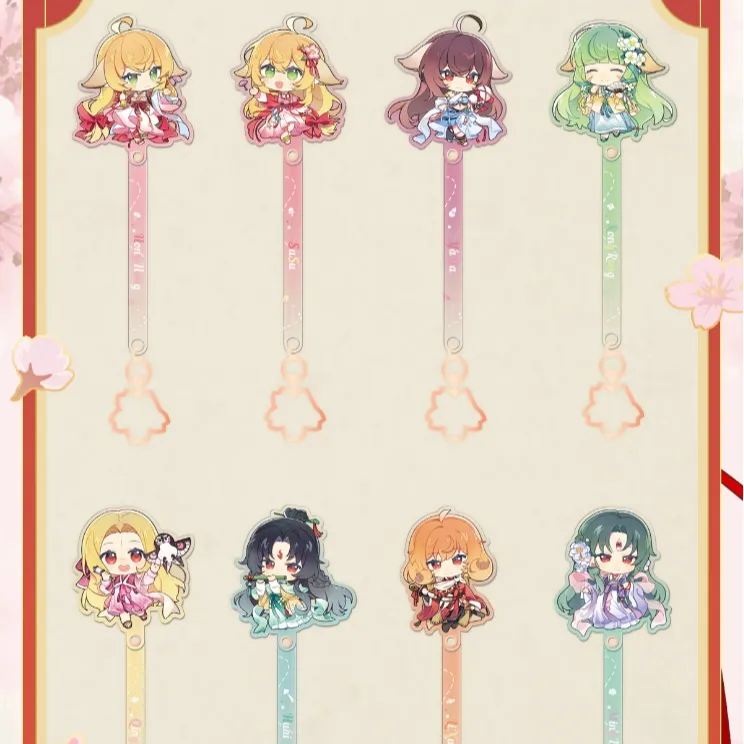 狐妖小红娘锦绣华章系列合影挂件盲盒亚克力打卡棒