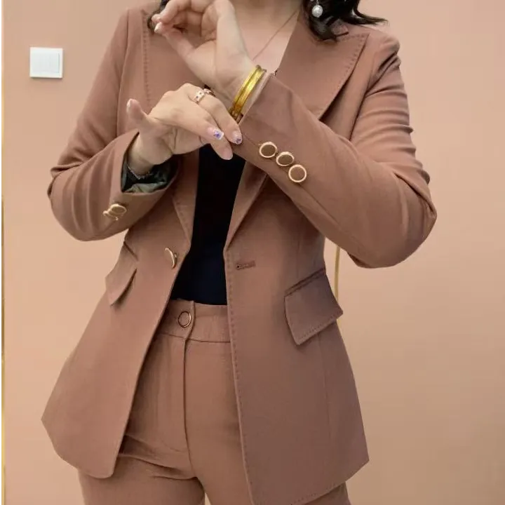 D89176新款时尚 气质百搭 西服组合套装