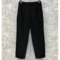 【渣渣专属休闲裤】设计师款秋季时尚修身显瘦显腿长小黑裤NH9800B