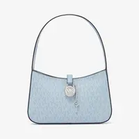 MICHAELKORS/迈克高仕斜挎款拎包女士拉链单肩包牛仔时尚