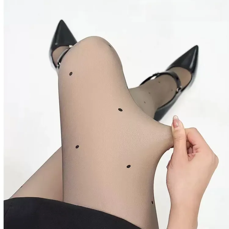 【5.0升级版本】秋冬新款黑透肤加绒加厚高清超透单层一体防勾丝袜