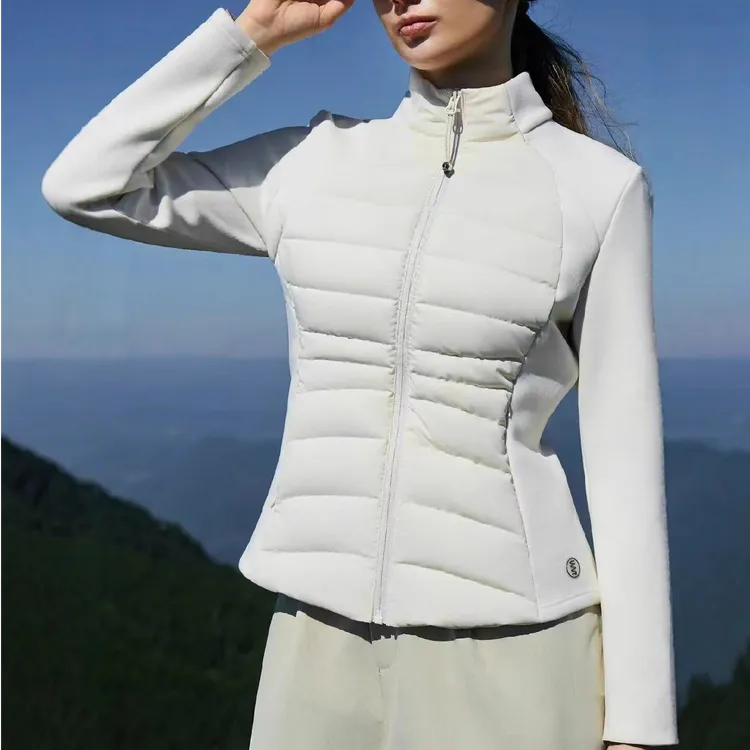 SAITPATID轻薄羽绒服女修身秋冬季立领排骨运动短款内胆保暖外套