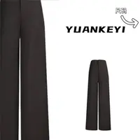 YUANKEYI 出镜裤王~羊毛天丝微弹直筒显瘦西裤