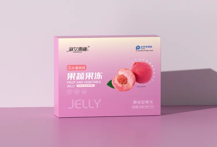 淑女奥秘水蜜桃味果蔬果冻