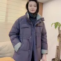 【高品质90白鸭绒】2024冬季A字版新款宽松休闲百搭羽绒服 3312#