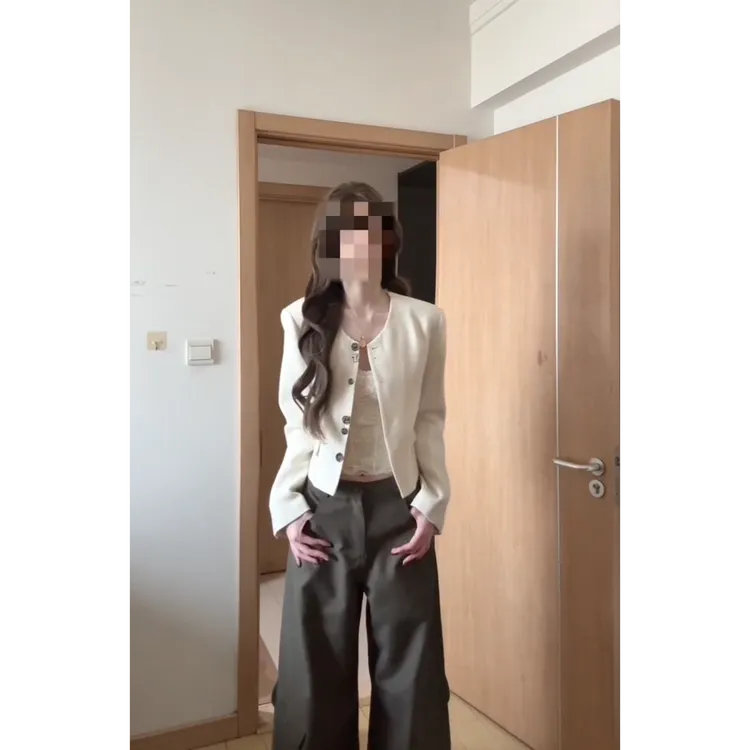 MARIE.COCO早秋季千金风贵系套装高级感小香风外套内搭纯欲阔腿裤