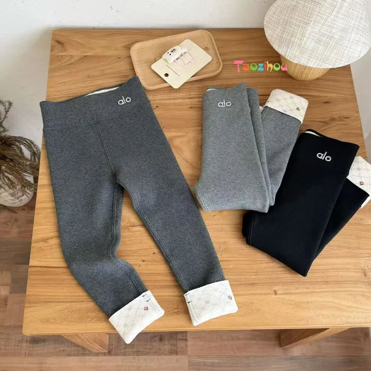 10A抗菌儿童加厚面料蚕丝里布芭比裤打底裤ZW002