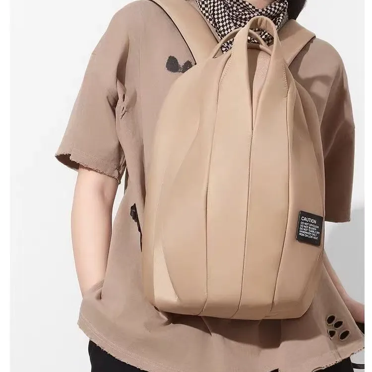 素人SUREN 2025春夏沙漠甲虫双肩背包女电脑包书包登山包旅行包