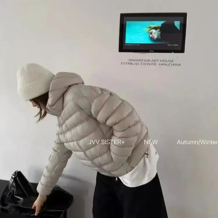 【破价现货】2025新款偶或时尚休闲百搭云朵泡芙感棉服连帽棉服外套