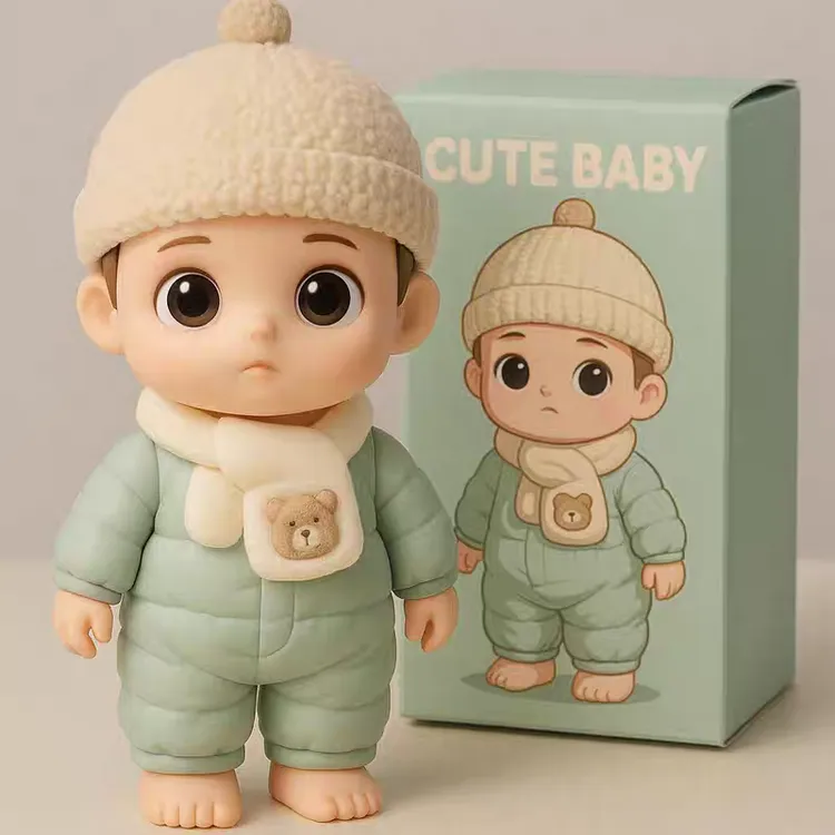 照片定制真人手办Q版卡通手办3D全彩打印私人定制礼物