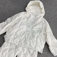 J1019秋冬设计师定制款糖果色套头拉链帽款羽绒服