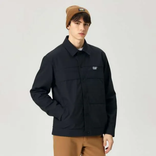 【秋上新工装夹克】CAT卡特秋季户外工装翻领夹克外套休闲男士W6675