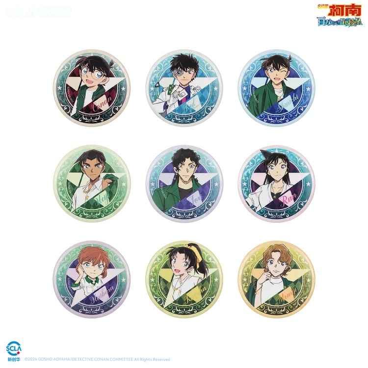 【现货】bilibiliGoods 名侦探柯南 Diamond Star系列 马口铁徽章