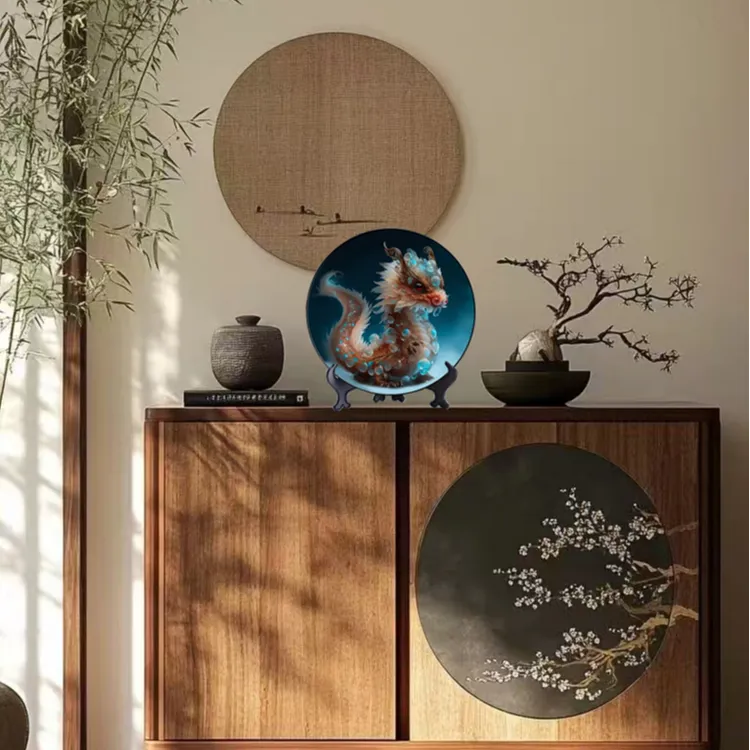 十二生肖摆件中式客厅书房房装饰生肖守护者桌面立体创意摆件