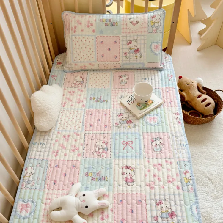 学生宿舍专用纯棉床盖单件儿童全棉可水洗床单人2025新款四季通用