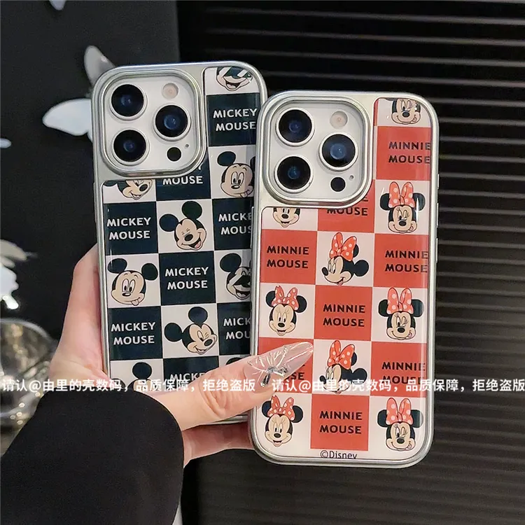 电镀大孔相框滴胶适用苹果iPhone16/华为荣耀/小米手机壳pura70潮